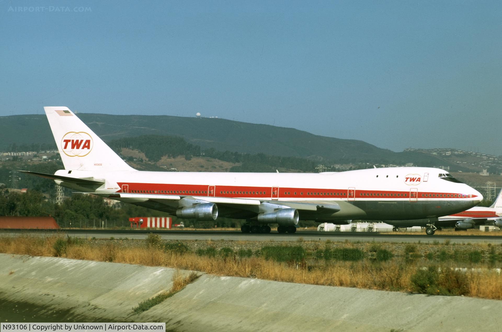N93106, 1970 Boeing 747-131 C/N 19672, Unknown