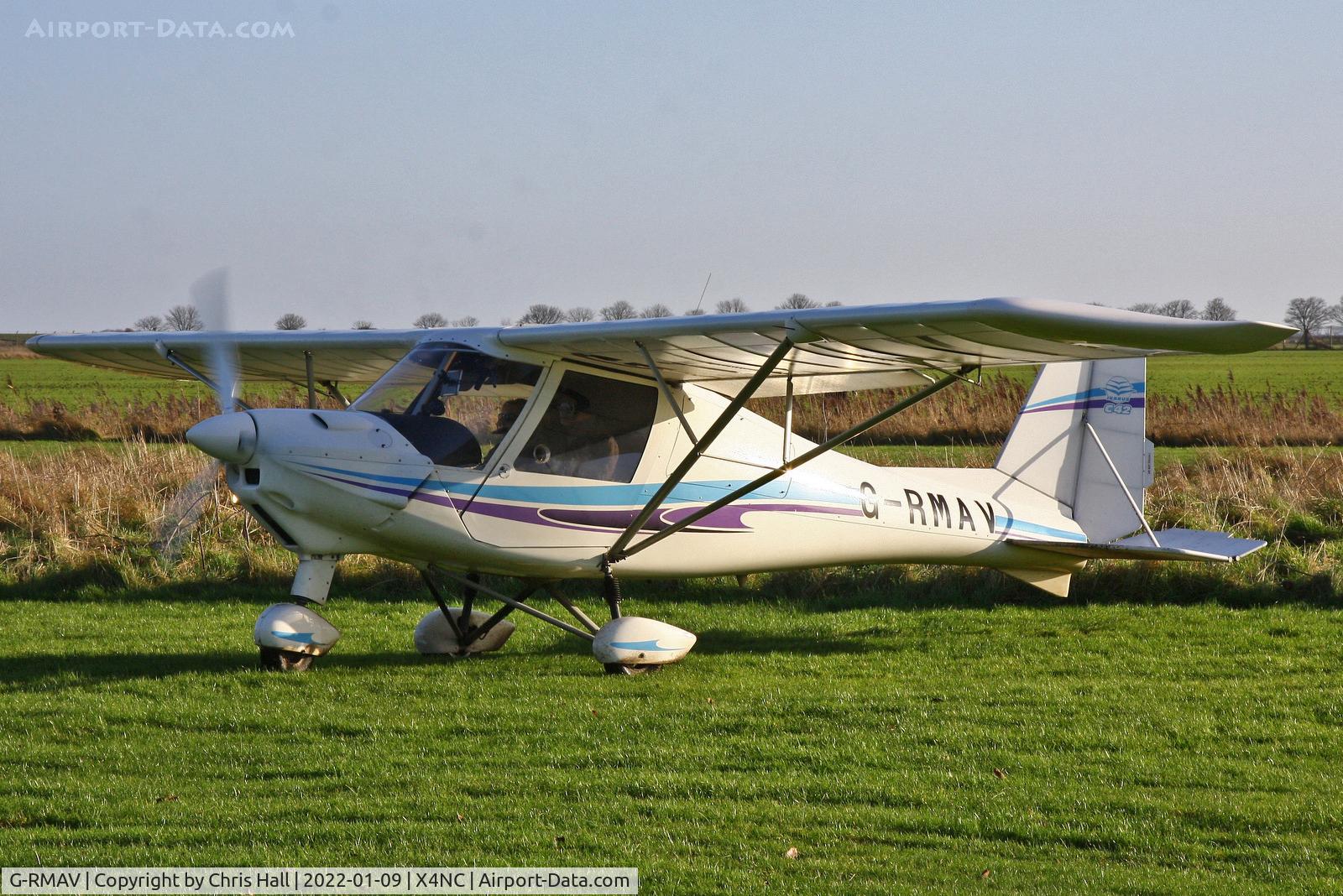 G-RMAV, 2015 Comco Ikarus C42 C/N 1502-7358, North Coates Brass Monkey fly in