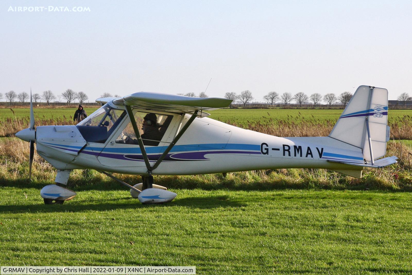G-RMAV, 2015 Comco Ikarus C42 C/N 1502-7358, North Coates Brass Monkey fly in
