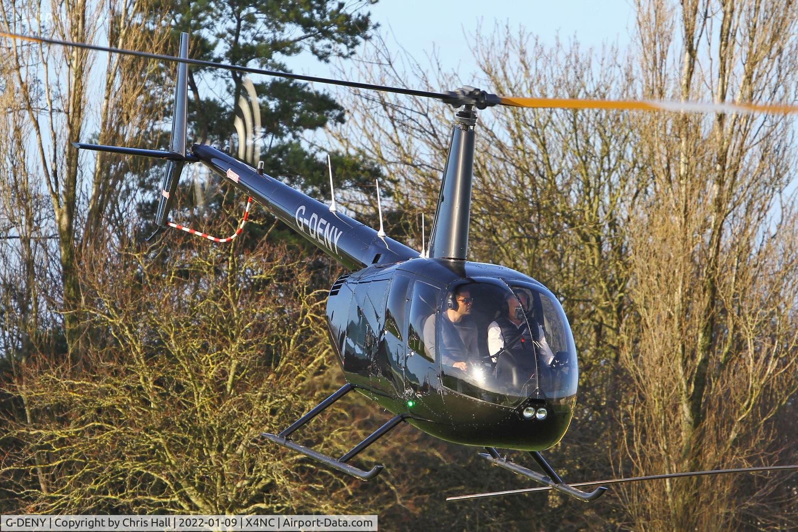 G-DENY, 2017 Robinson R44 Raven II C/N 14044, North Coates Brass Monkey fly in