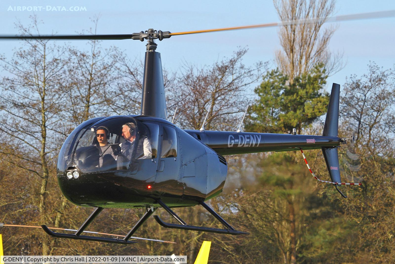 G-DENY, 2017 Robinson R44 Raven II C/N 14044, North Coates Brass Monkey fly in