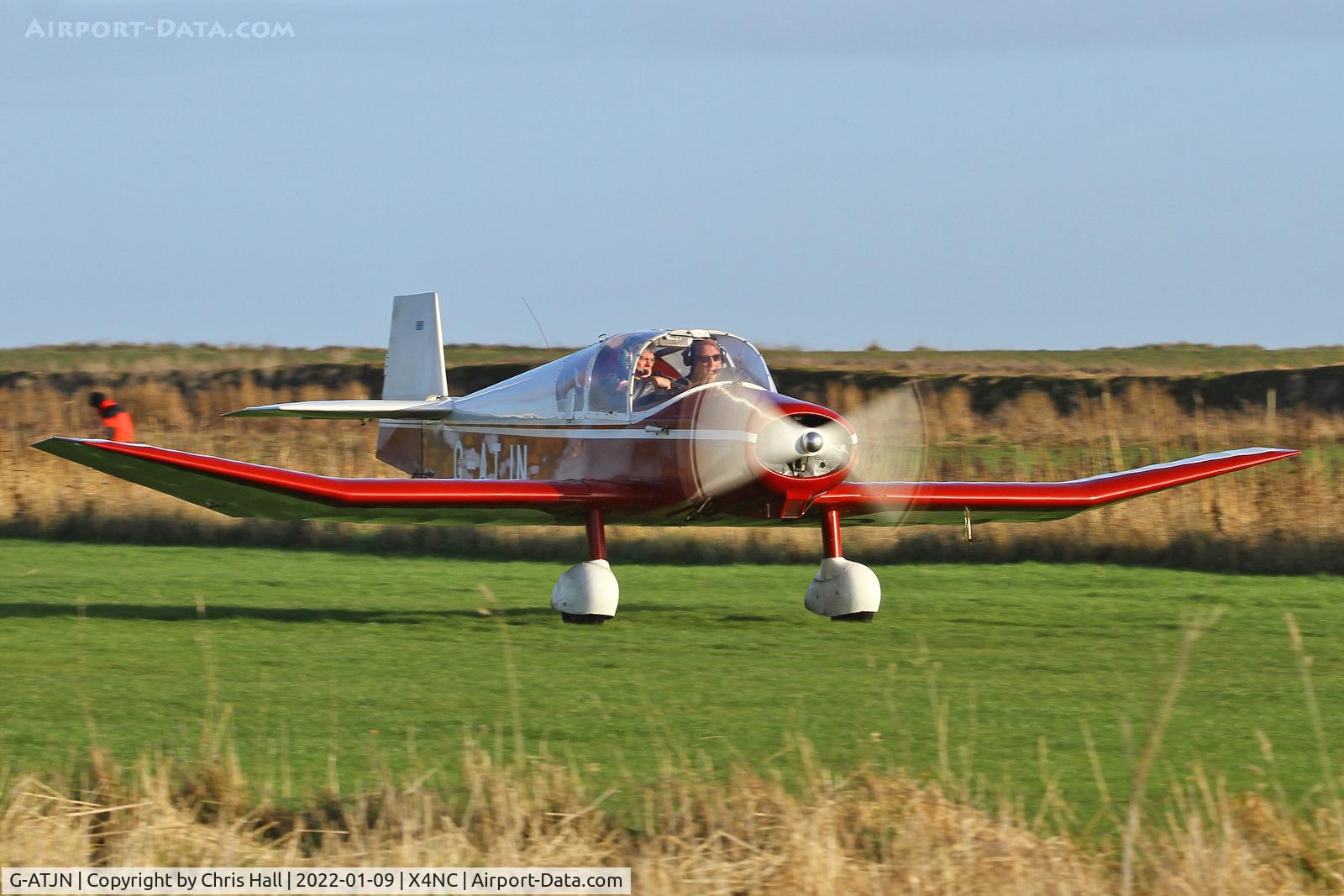 G-ATJN, 1958 Jodel D-119 C/N 863, North Coates Brass Monkey fly in