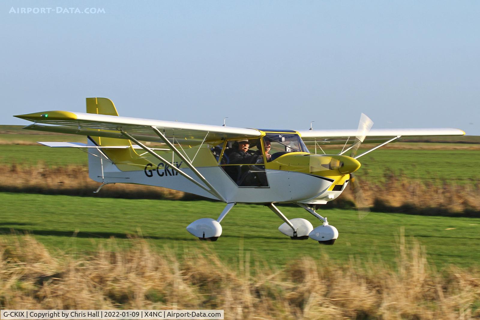 G-CKIX, 2017 Aeropro Eurofox 3K C/N 48716, North Coates Brass Monkey fly in
