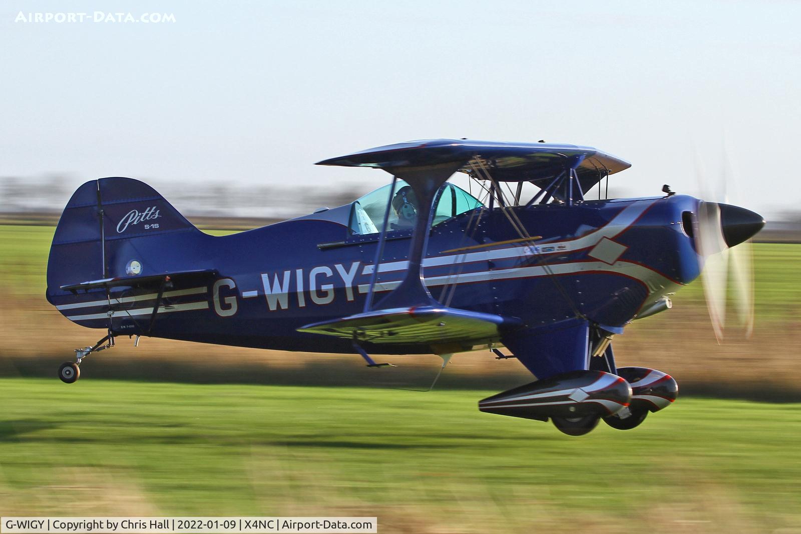 G-WIGY, 1991 Pitts S-1S Special C/N 7-0115, North Coates Brass Monkey fly in