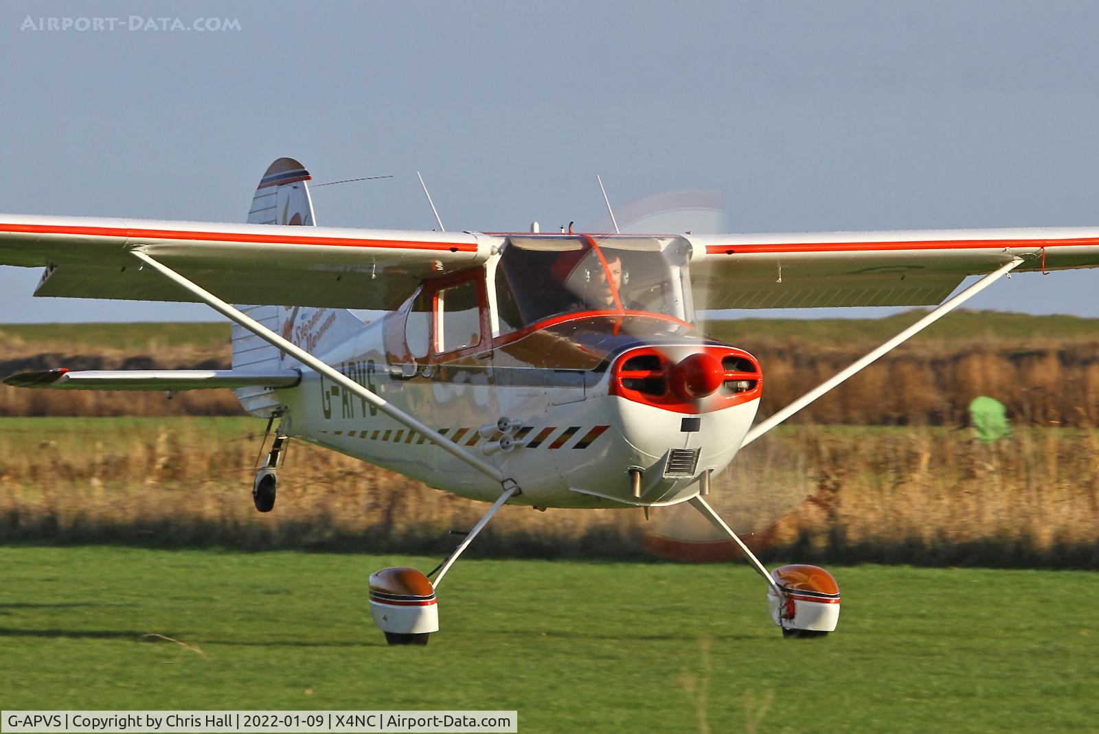 G-APVS, 1957 Cessna 170B C/N 26156, North Coates Brass Monkey fly in