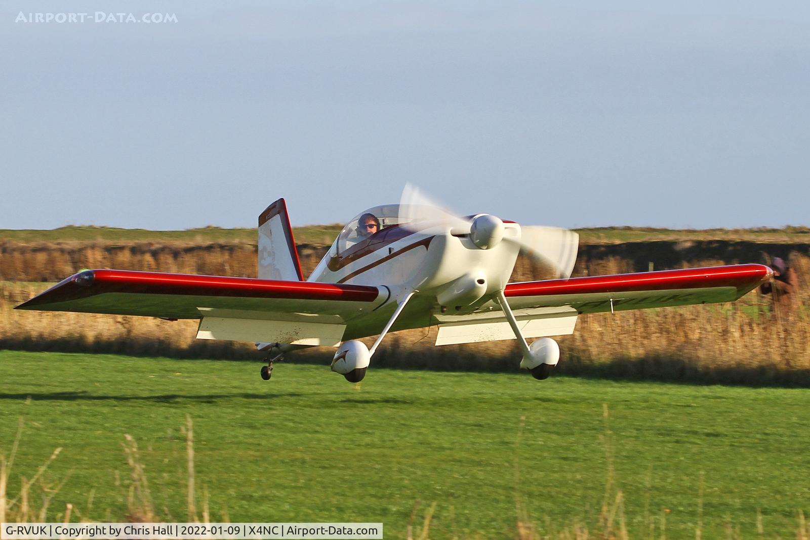 G-RVUK, 2006 Vans RV-7 C/N PFA 323-14441, North Coates Brass Monkey fly in