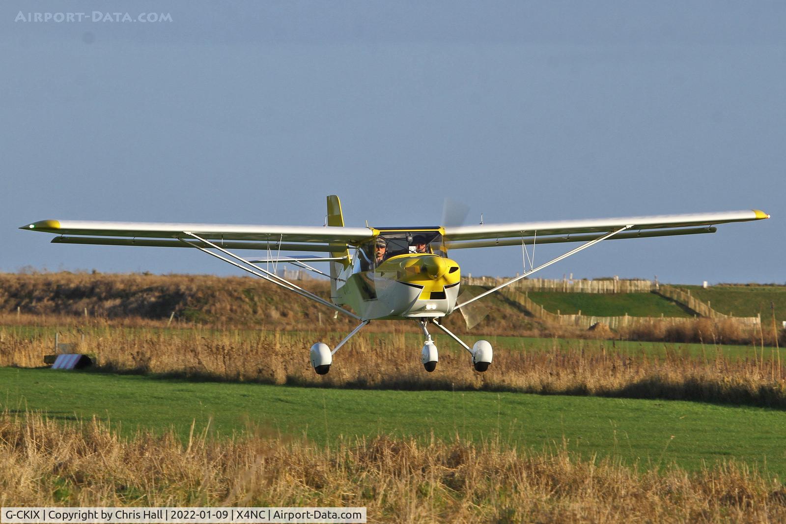 G-CKIX, 2017 Aeropro Eurofox 3K C/N 48716, North Coates Brass Monkey fly in