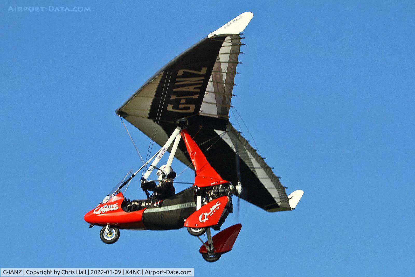 G-IANZ, 2011 Mainair Quik 450GT C/N 8576, North Coates Brass Monkey fly in