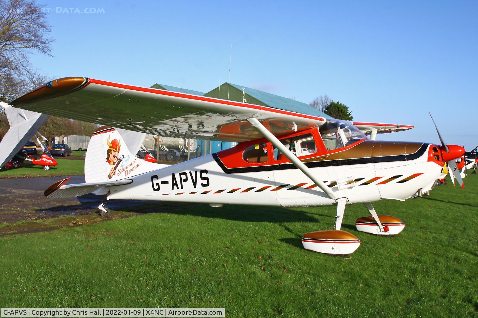G-APVS, 1957 Cessna 170B C/N 26156, North Coates Brass Monkey fly in