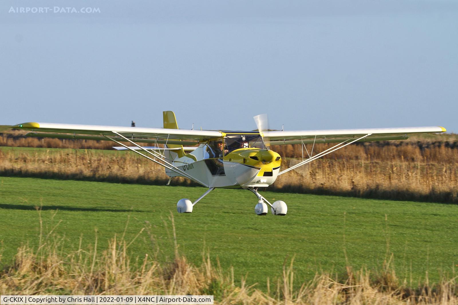 G-CKIX, 2017 Aeropro Eurofox 3K C/N 48716, North Coates Brass Monkey fly in