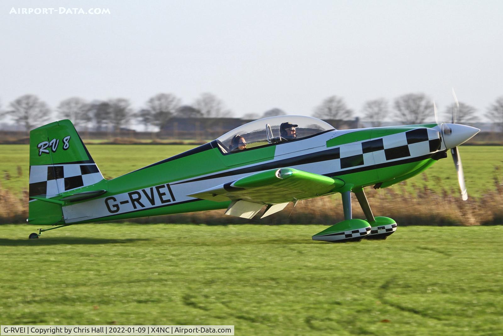 G-RVEI, 2011 Vans RV-8 C/N LAA 303-14961, North Coates Brass Monkey fly in