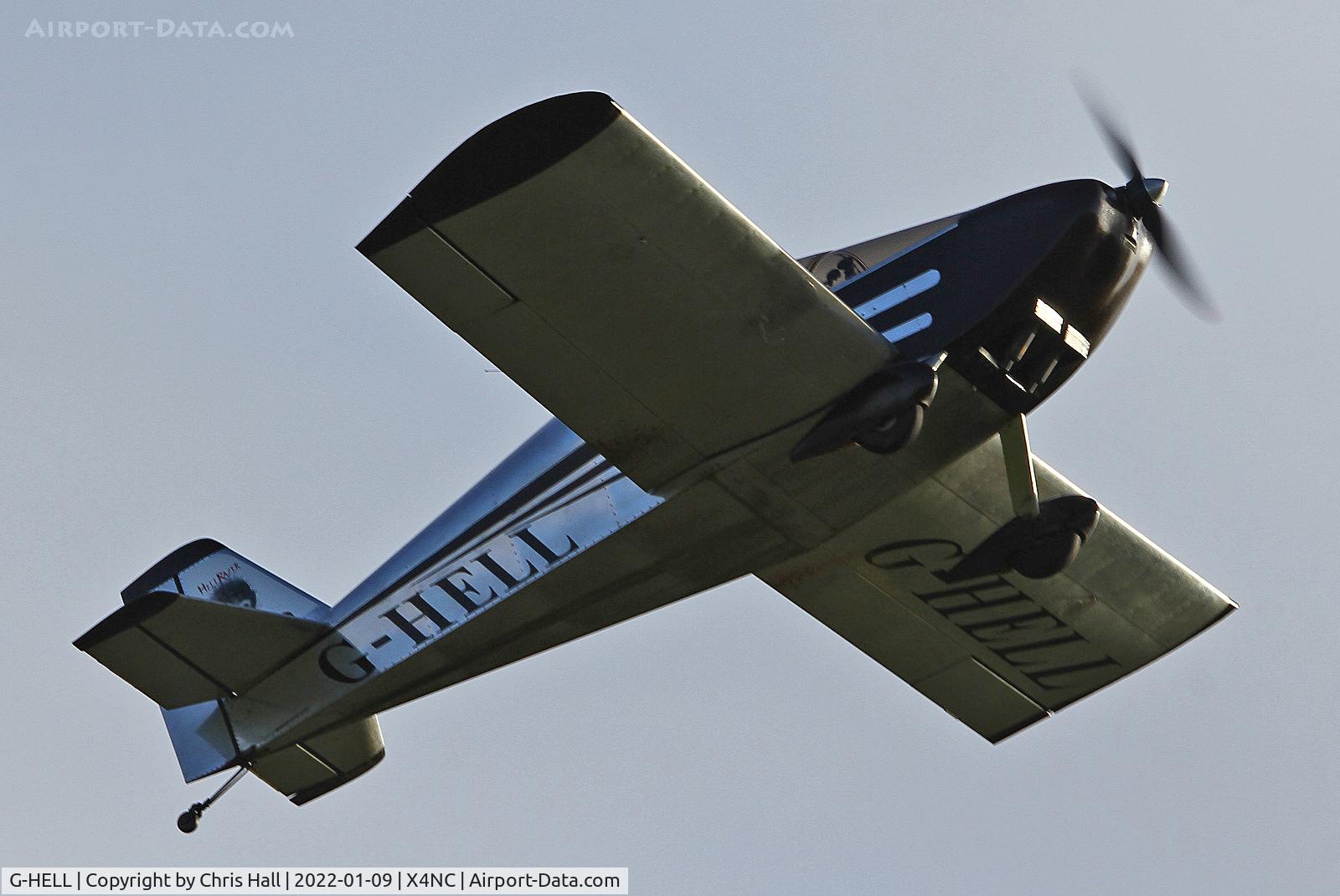 G-HELL, 2015 Sonex 3300 C/N LAA 337-15182, North Coates Brass Monkey fly in