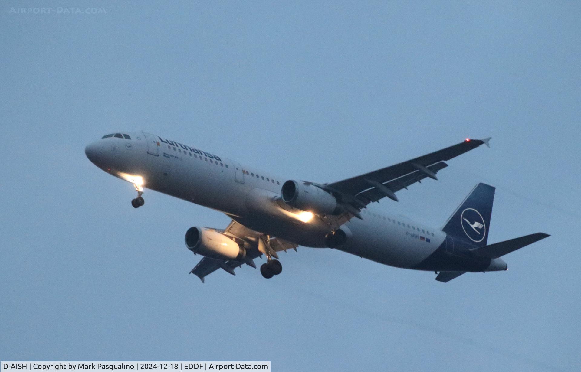 D-AISH, 2007 Airbus A321-231 C/N 3265, Airbus A321-231