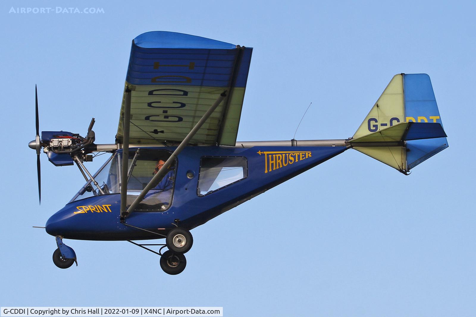 G-CDDI, 2004 Thruster T600N 450 C/N 1040-T600N-109, North Coates Brass Monkey fly in