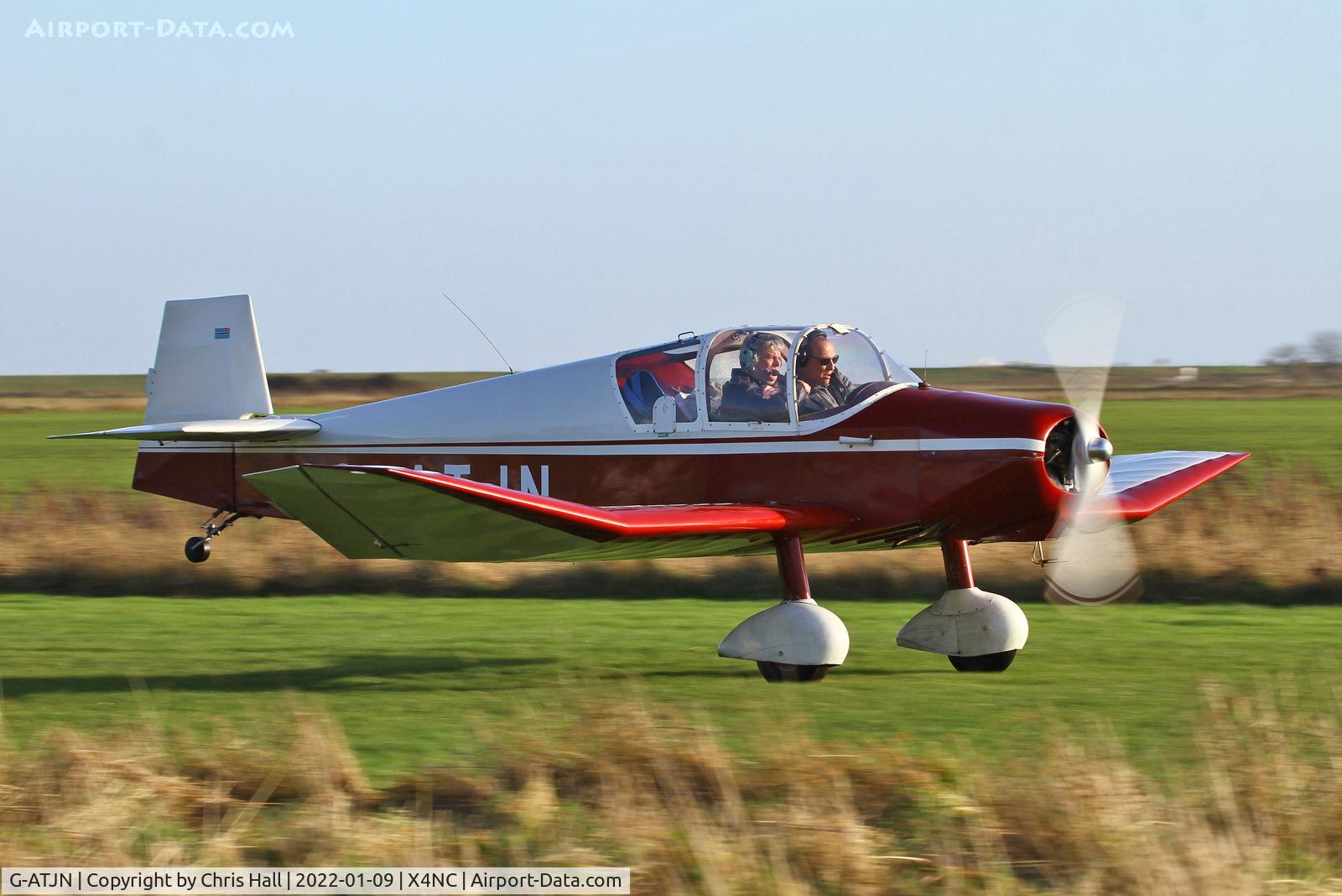 G-ATJN, 1958 Jodel D-119 C/N 863, North Coates Brass Monkey fly in