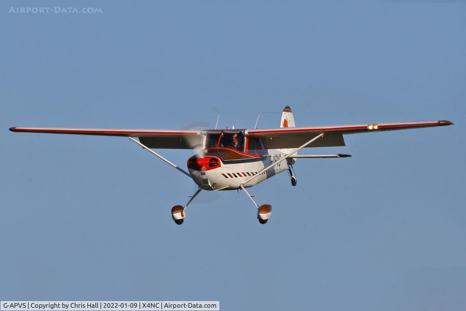 G-APVS, 1957 Cessna 170B C/N 26156, North Coates Brass Monkey fly in