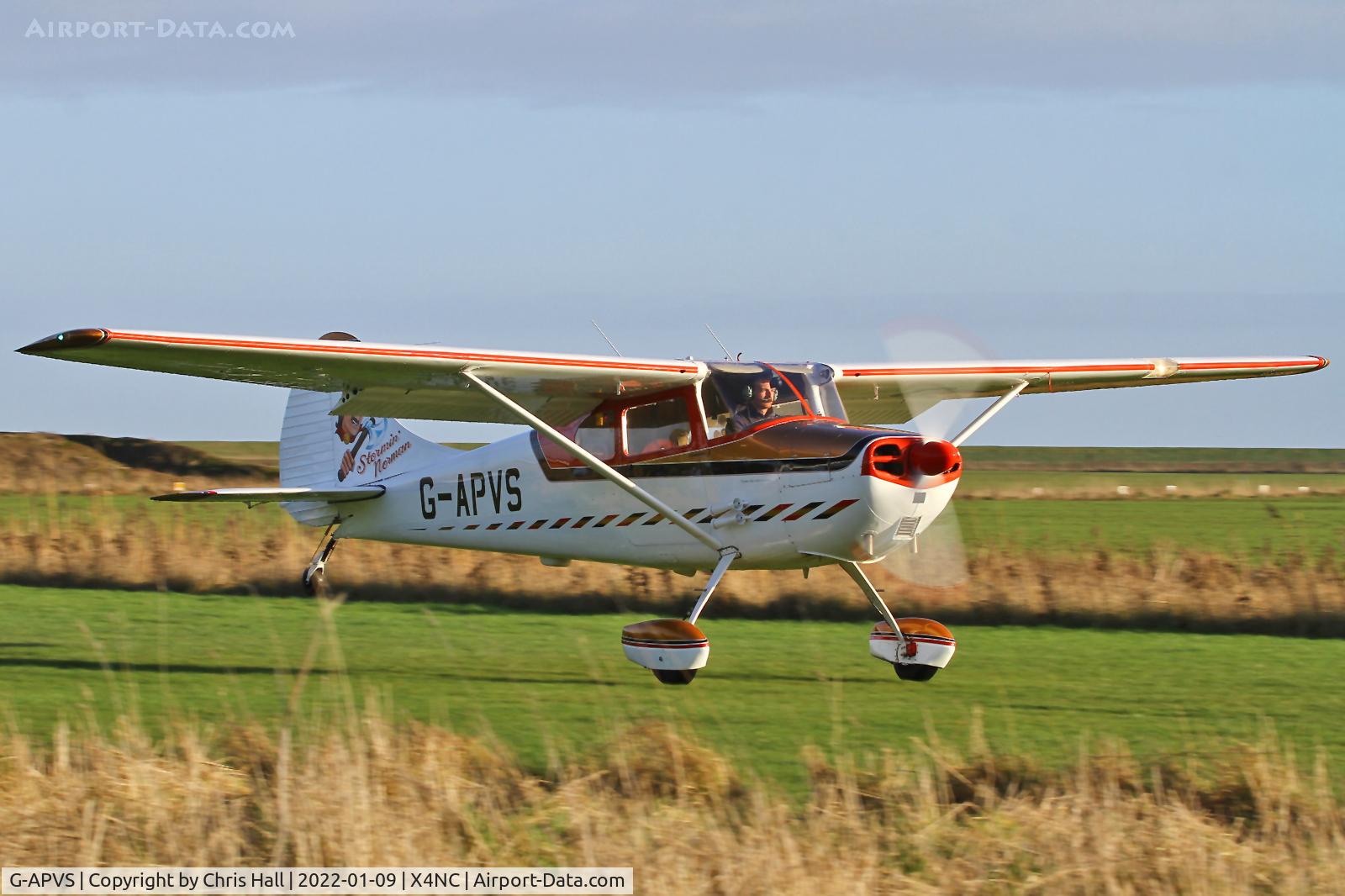 G-APVS, 1957 Cessna 170B C/N 26156, North Coates Brass Monkey fly in