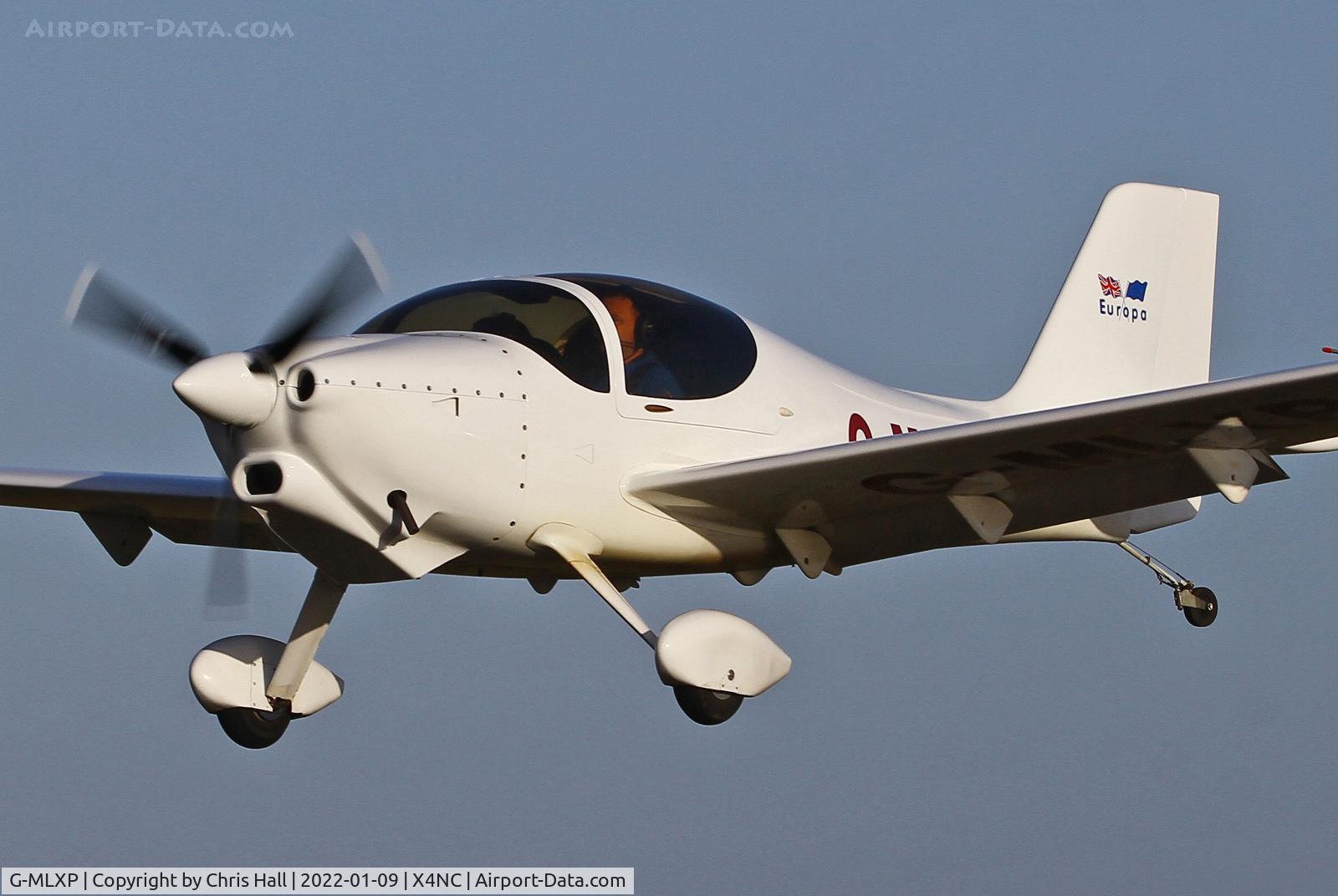 G-MLXP, 2013 Europa  C/N PFA 247-12974, North Coates Brass Monkey fly in