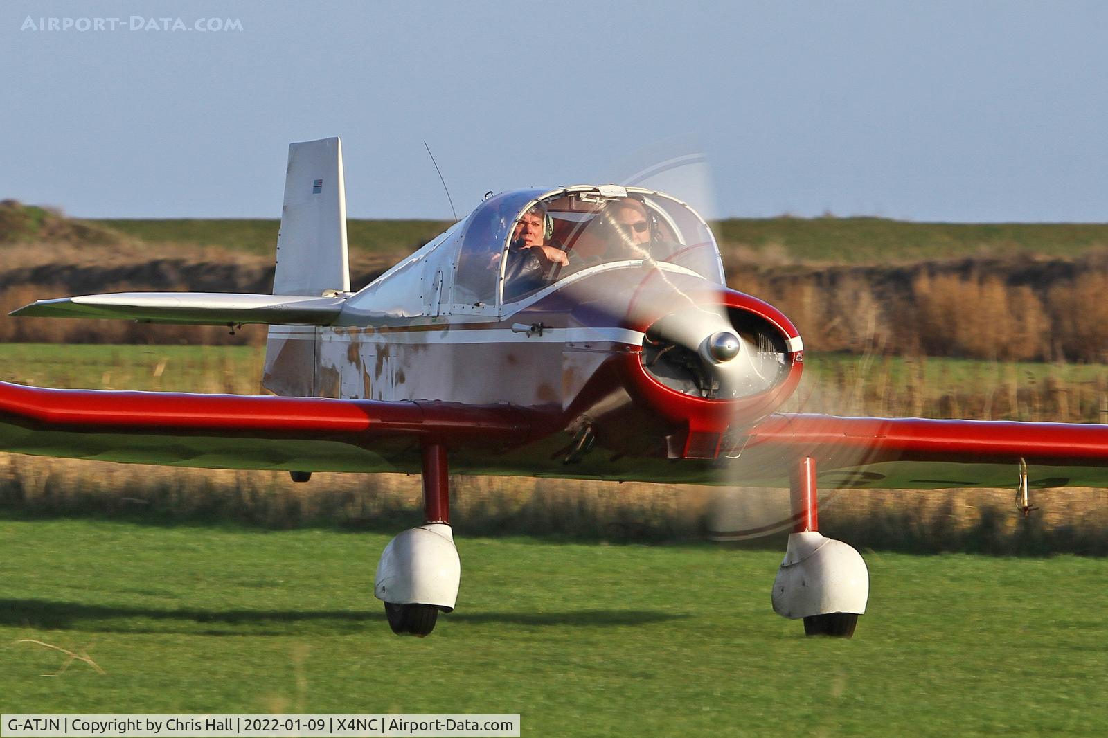 G-ATJN, 1958 Jodel D-119 C/N 863, North Coates Brass Monkey fly in