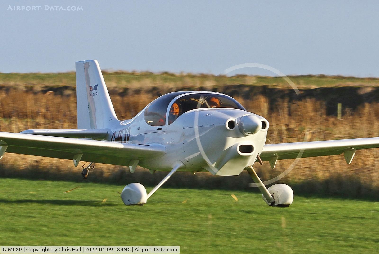 G-MLXP, 2013 Europa  C/N PFA 247-12974, North Coates Brass Monkey fly in