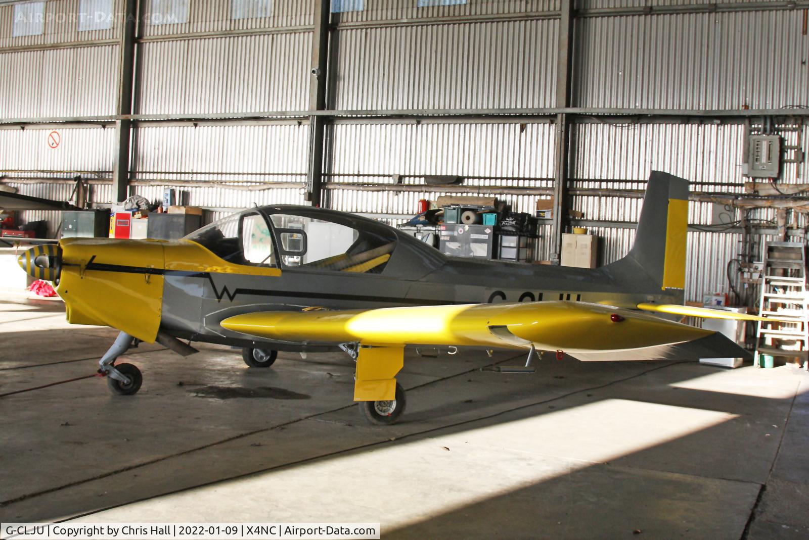 G-CLJU, 1961 Wassmer WA-40 Super IV C/N 30, North Coates Brass Monkey fly in