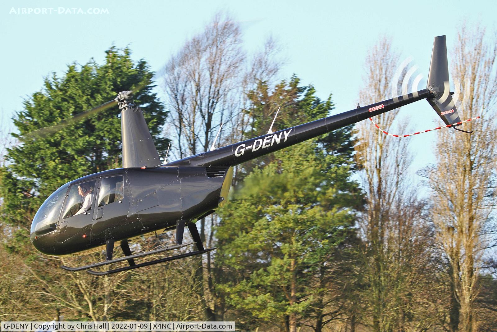 G-DENY, 2017 Robinson R44 Raven II C/N 14044, North Coates Brass Monkey fly in