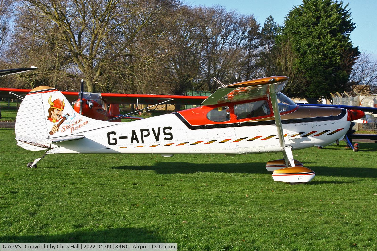 G-APVS, 1957 Cessna 170B C/N 26156, North Coates Brass Monkey fly in