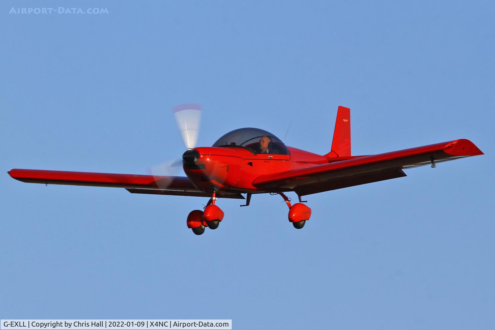 G-EXLL, 2004 Zenair CH-601XL C/N PFA 162B-14205, North Coates Brass Monkey fly in