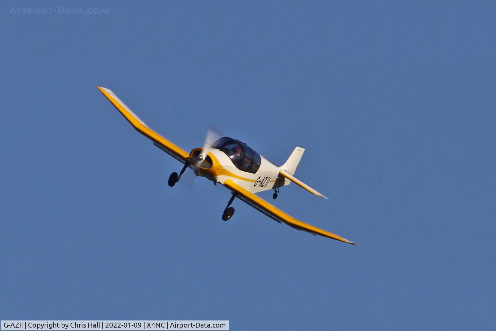 G-AZII, 1958 Jodel D-117A C/N 848, North Coates Brass Monkey fly in