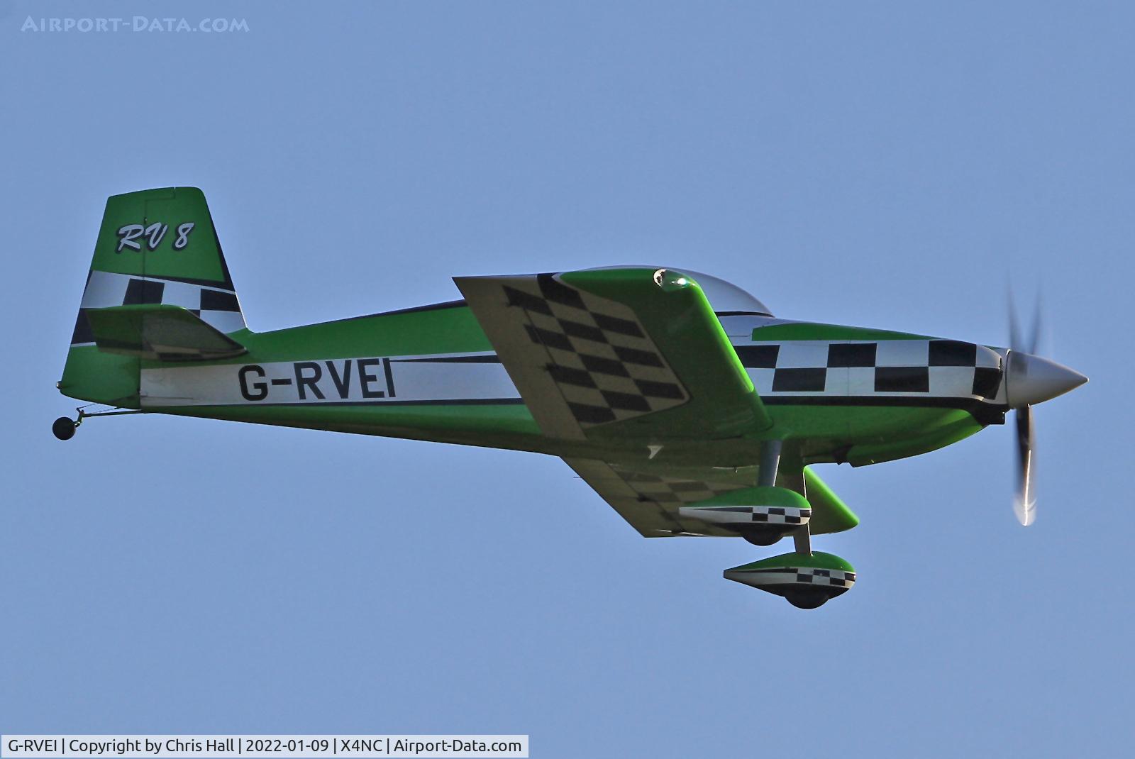 G-RVEI, 2011 Vans RV-8 C/N LAA 303-14961, North Coates Brass Monkey fly in