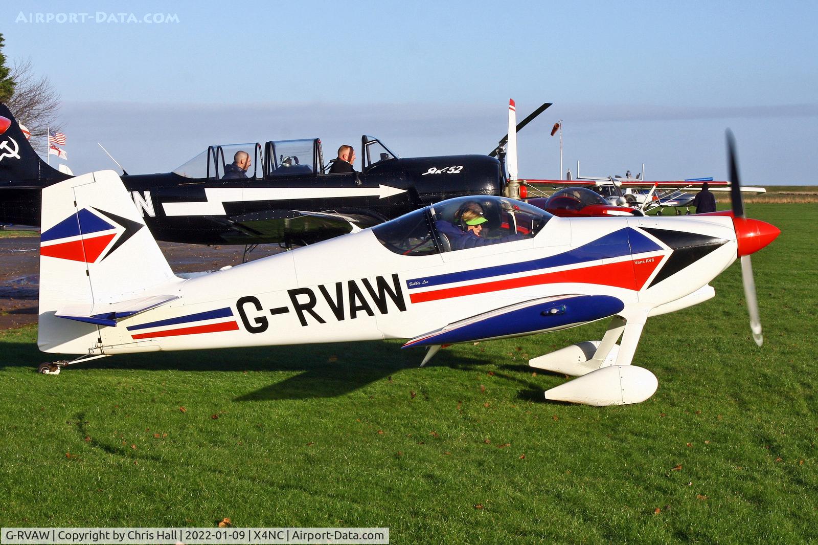 G-RVAW, 2000 Vans RV-6 C/N PFA 181-13234, North Coates Brass Monkey fly in