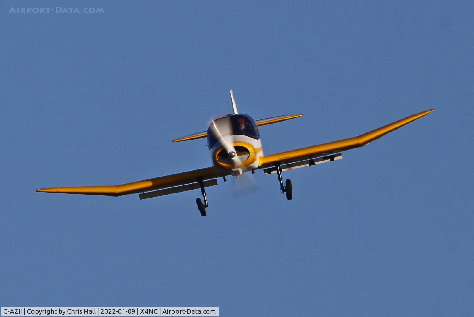 G-AZII, 1958 Jodel D-117A C/N 848, North Coates Brass Monkey fly in