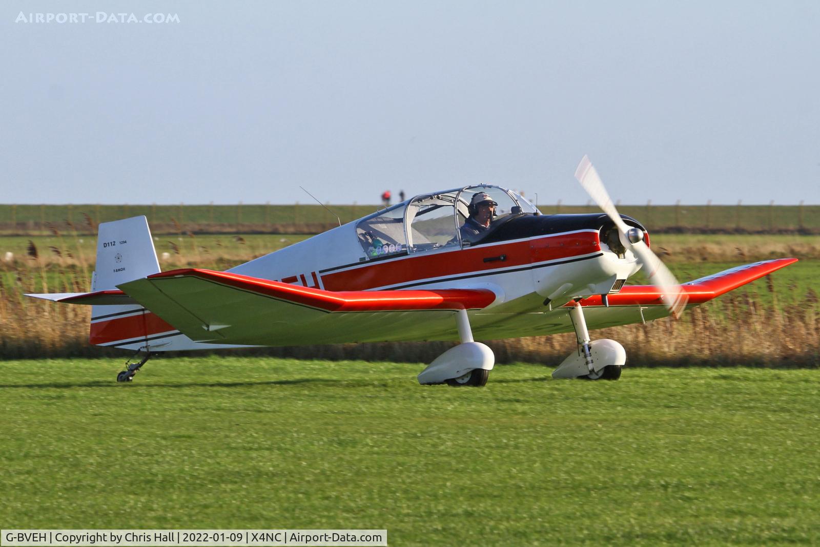 G-BVEH, 1964 Jodel D-112 C/N 1294, North Coates Brass Monkey fly in