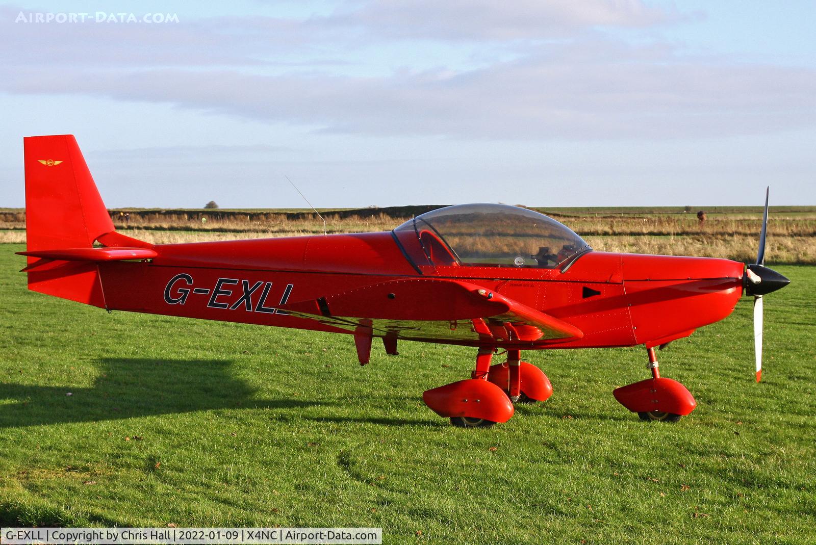 G-EXLL, 2004 Zenair CH-601XL C/N PFA 162B-14205, North Coates Brass Monkey fly in