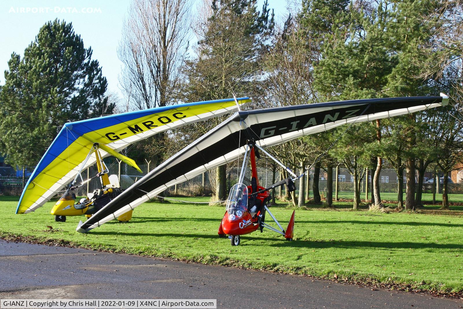 G-IANZ, 2011 Mainair Quik 450GT C/N 8576, North Coates Brass Monkey fly in