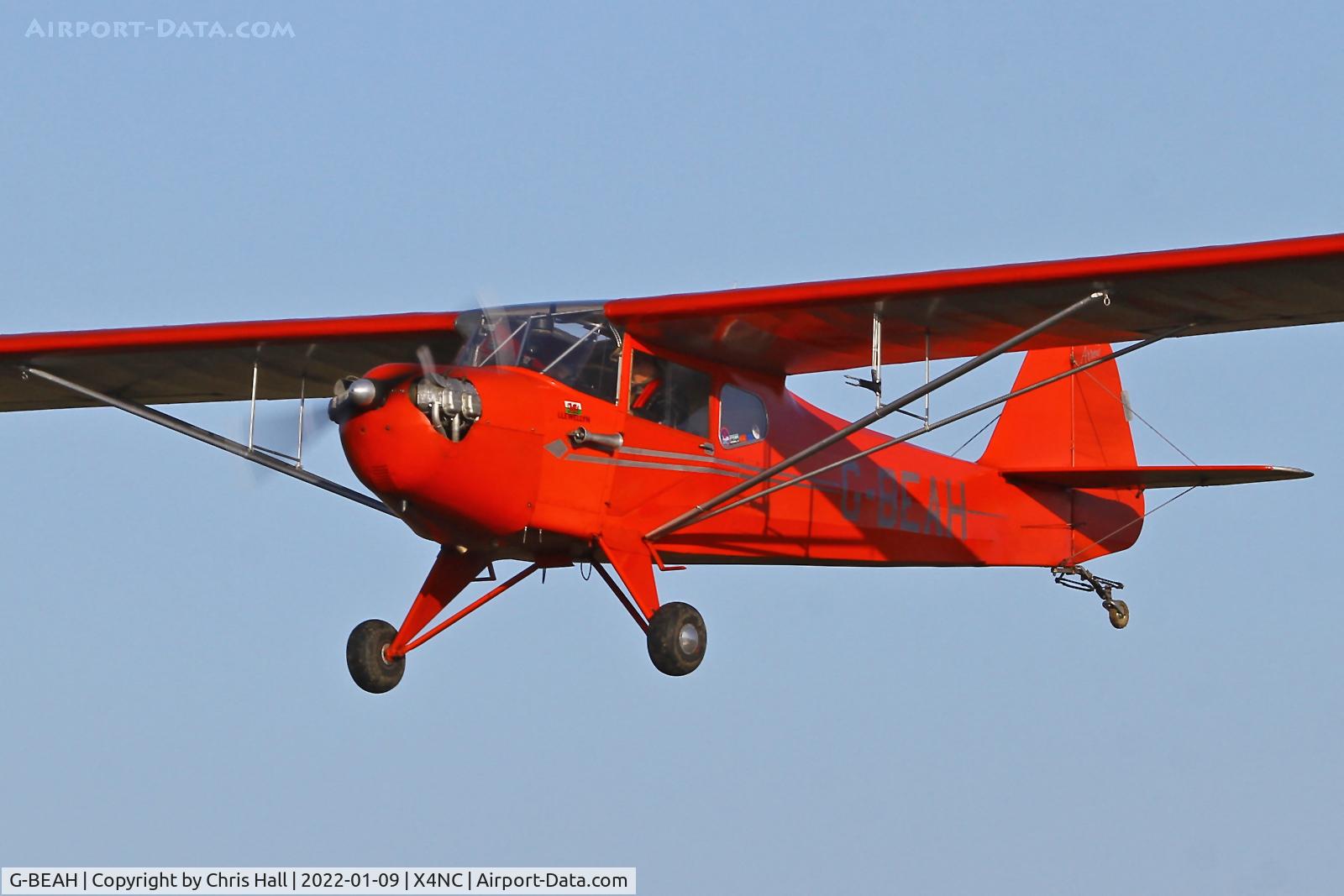 G-BEAH, 1946 Auster J-2 Arrow C/N 2366, North Coates Brass Monkey fly in