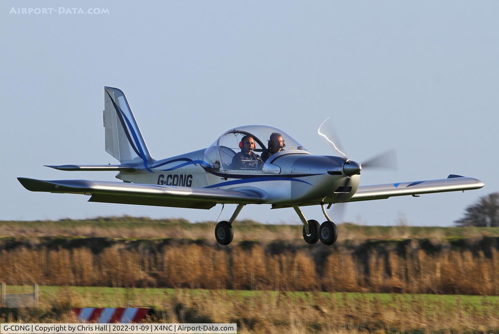 G-CDNG, 2005 Cosmik EV-97 Eurostar C/N 2319, North Coates Brass Monkey fly in