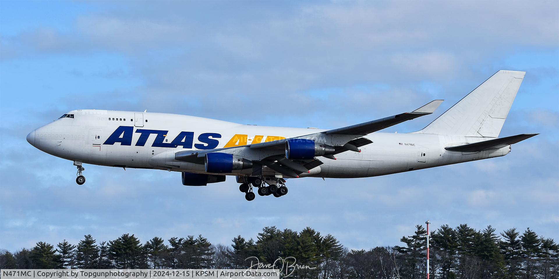 N471MC, 1997 Boeing 747-412 C/N 26557, GIANT8748 landing RW34