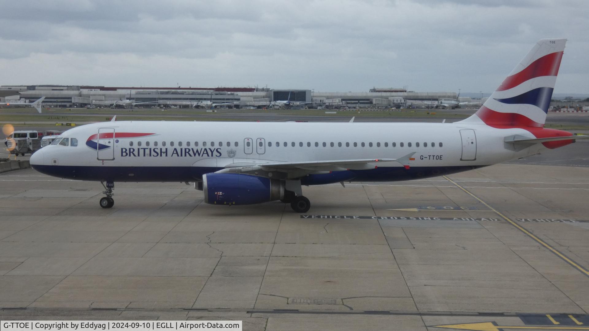 G-TTOE, 2002 Airbus A320-232 C/N 1754, British Airways