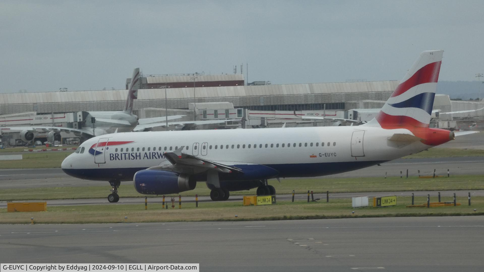 G-EUYC, 2008 Airbus A320-232 C/N 3721, British Airways