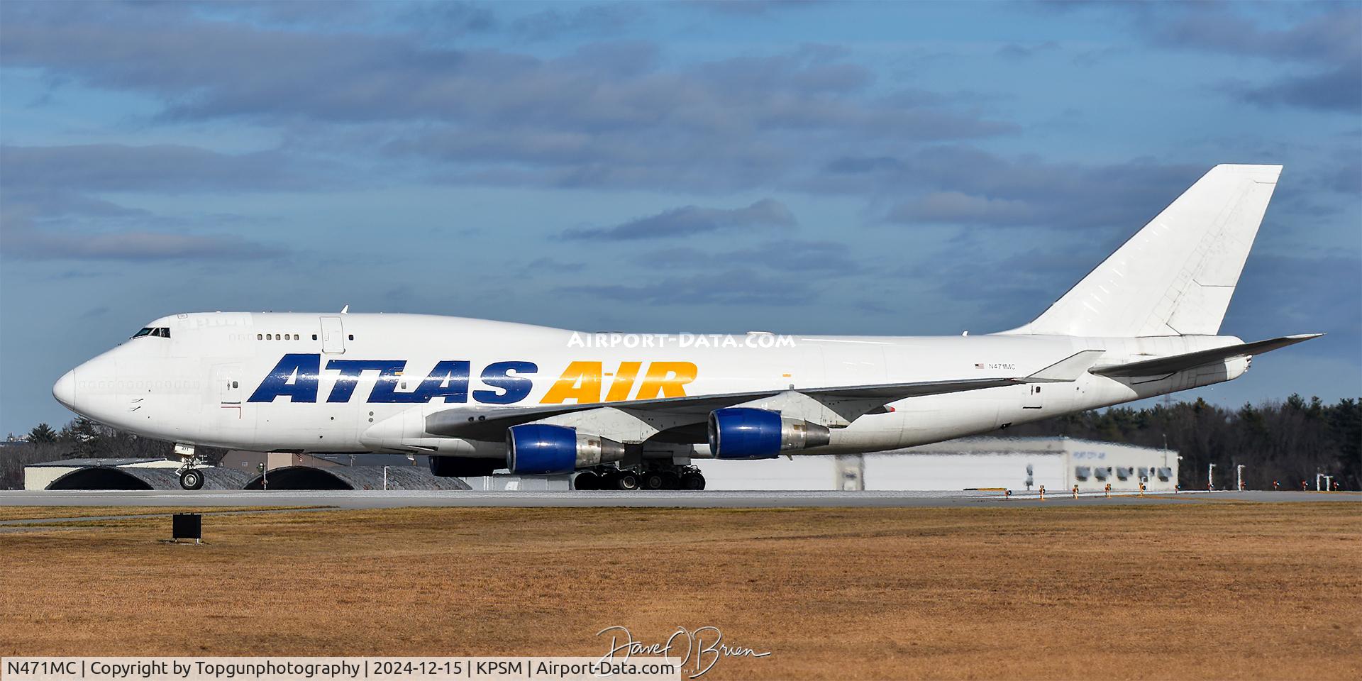 N471MC, 1997 Boeing 747-412 C/N 26557, GIANT8748 taking RW34