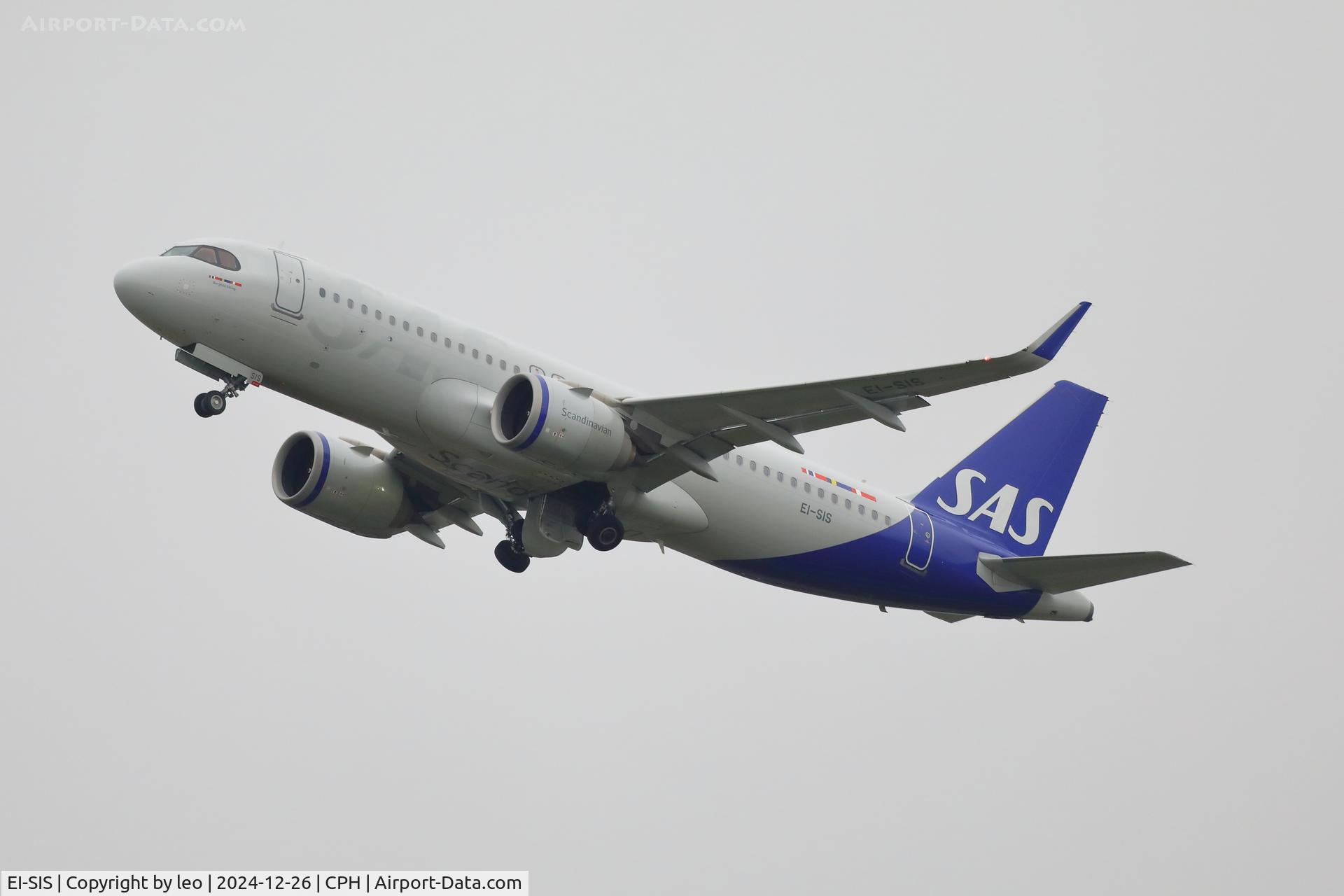 EI-SIS, 2022 Airbus A320-251N C/N 10941, Copenhagen 26.12.2024