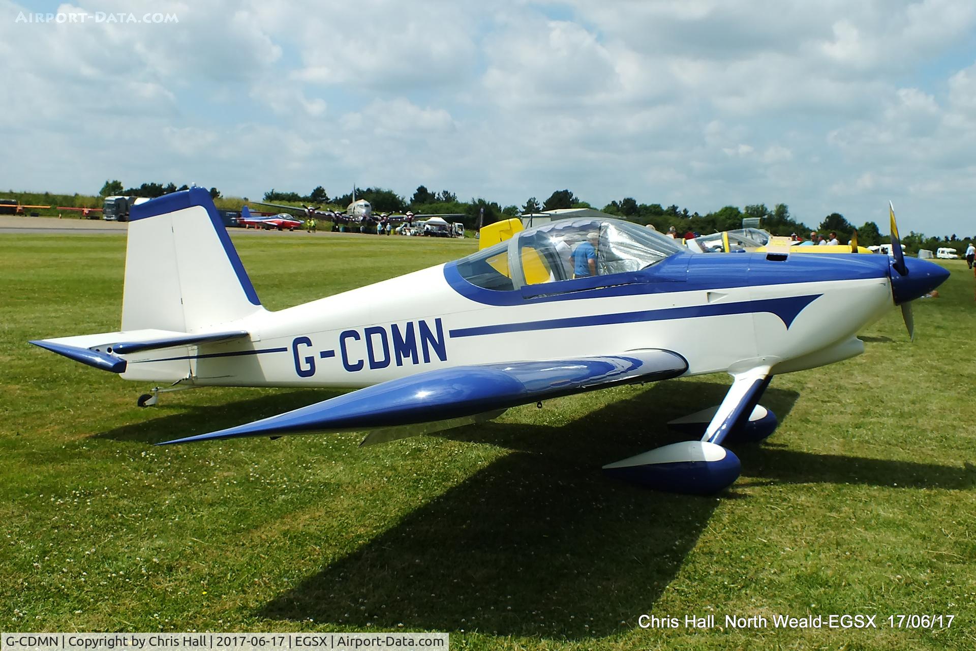 G-CDMN, 2007 Van's RV-9 C/N PFA 320-14108, Air Britain fly in, North Weald