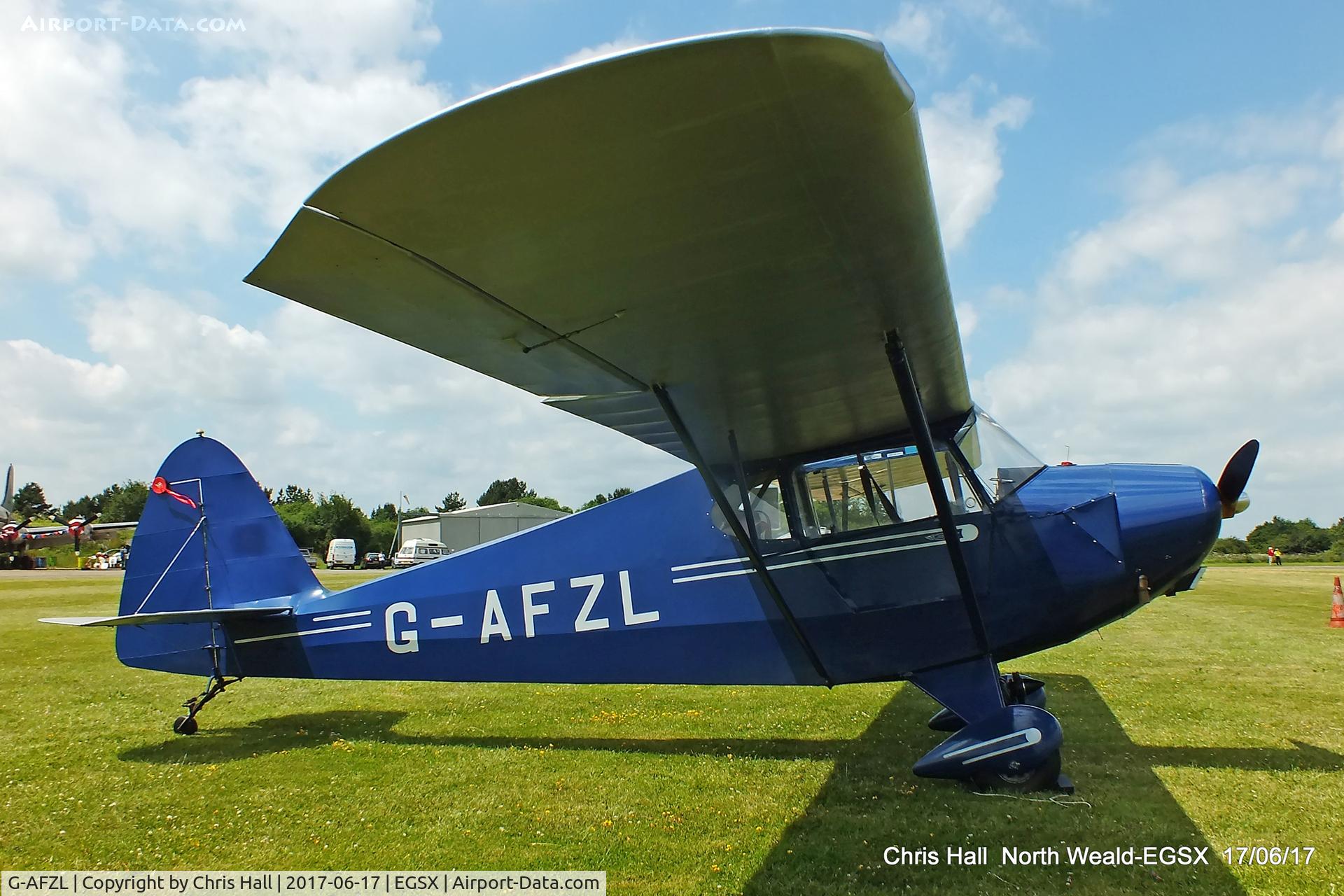 G-AFZL, 1939 Porterfield CP-50 Collegiate C/N 581, Air Britain fly in, North Weald
