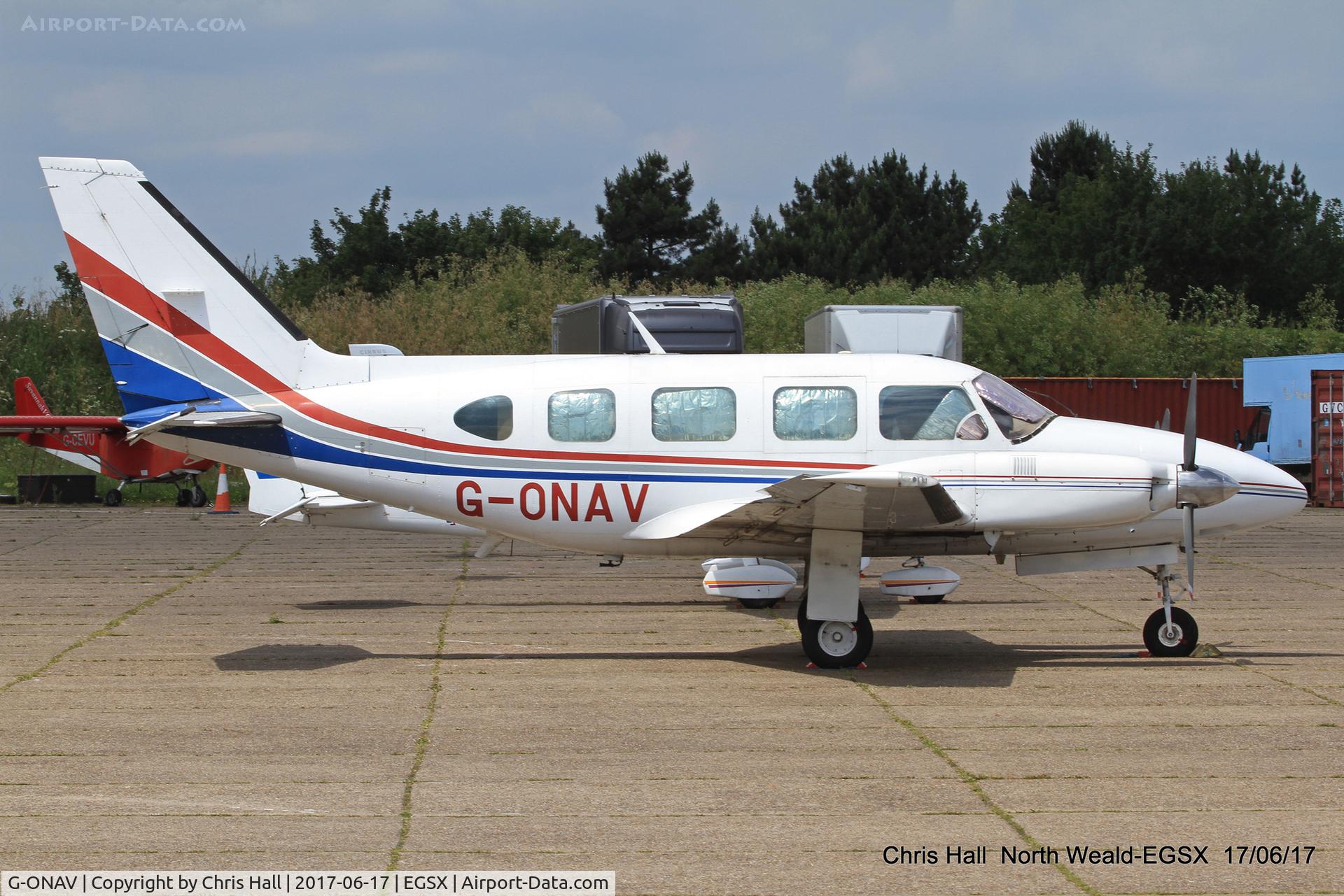 G-ONAV, 1978 Piper PA-31-310 Navajo Navajo C/N 31-7812004, Air Britain fly in, North Weald