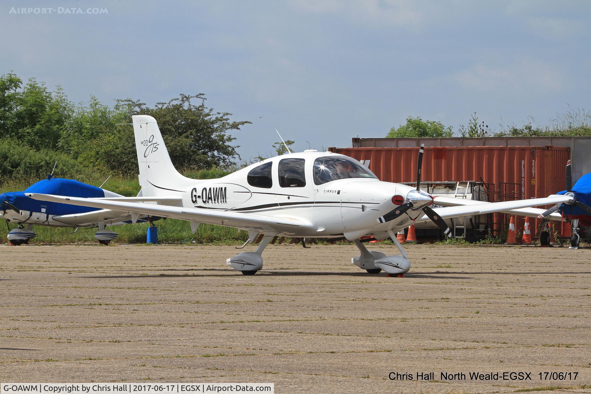 G-OAWM, 2008 Cirrus SR20 GTS G3 C/N 1972, Air Britain fly in, North Weald