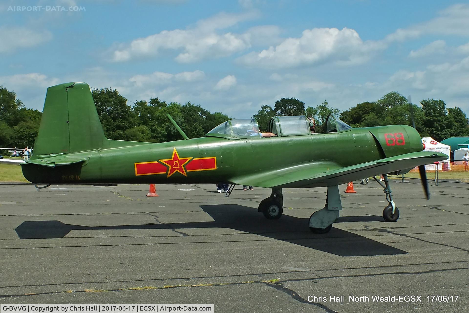 G-BVVG, 1966 Nanchang CJ-6A Chujiao C/N 2751219, Air Britain fly in, North Weald