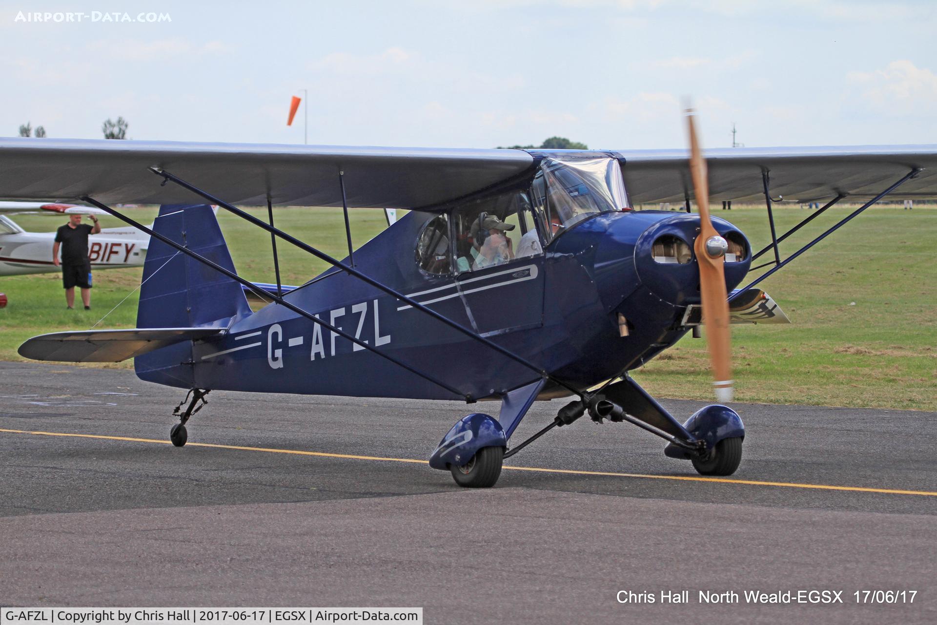 G-AFZL, 1939 Porterfield CP-50 Collegiate C/N 581, Air Britain fly in, North Weald