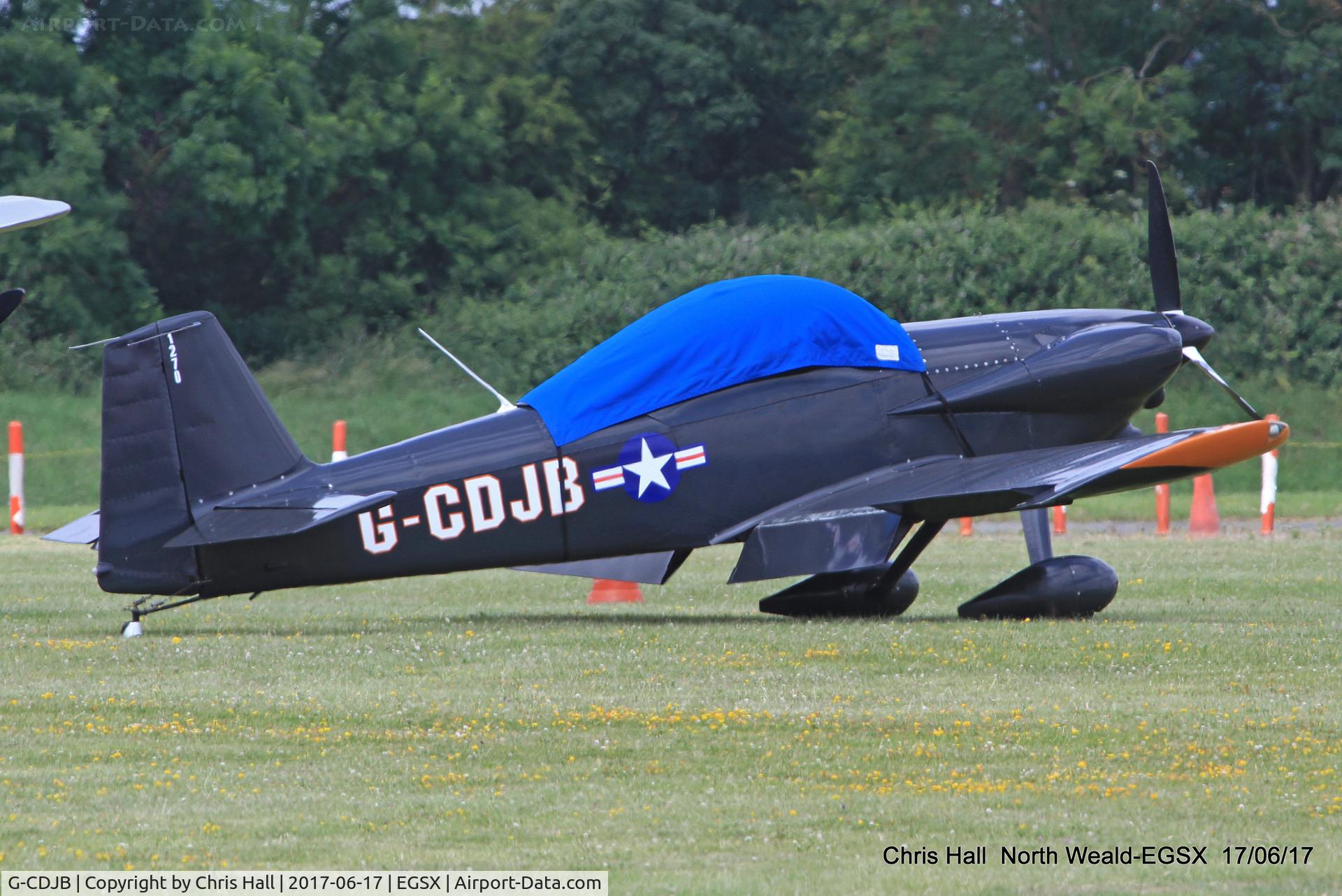 G-CDJB, 1987 Vans RV-4 C/N 1270, Air Britain fly in, North Weald