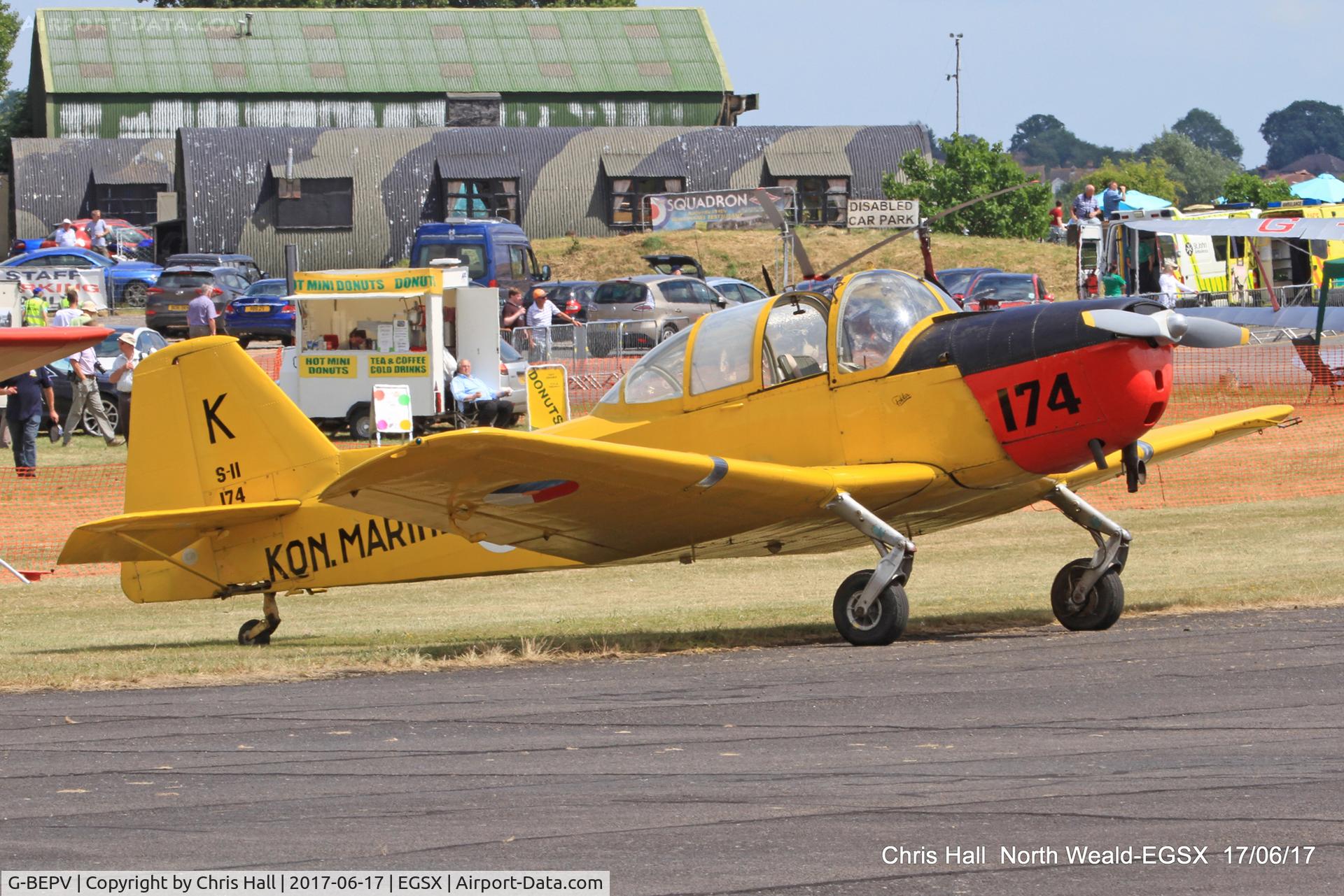 G-BEPV, 1950 Fokker S.11-1 Instructor C/N 6274, Air Britain fly in, North Weald